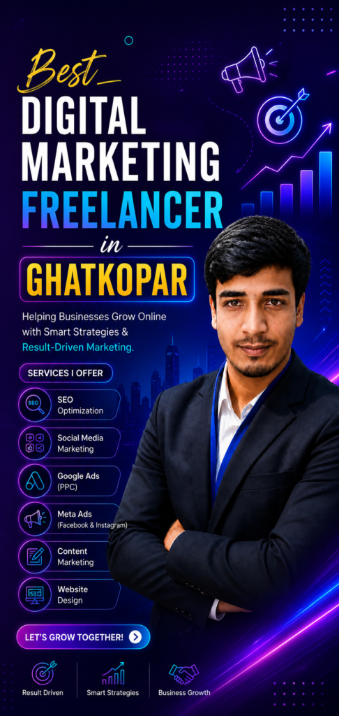 Digital Raghvendra - The Best Digital Marketing Freelancer in Ghatkopar
